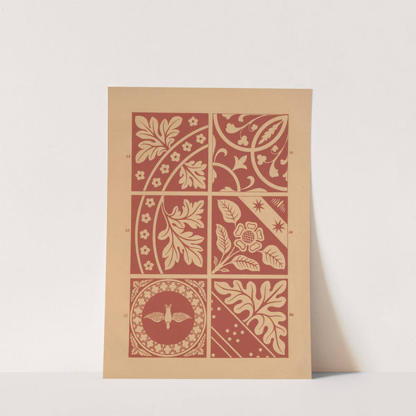 Examples of encaustic tiles Pl.09 (1844) by Owen Jones