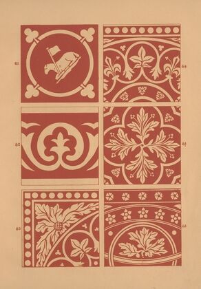 Examples of encaustic tiles Pl.10