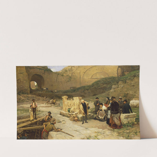 Excavations in Rome (c. 1873 - 1875) by Ferdinand Heilbuth