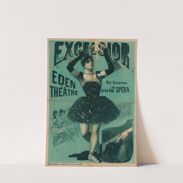 Excelsior Eden Theâtre Rue Boudreau Près Le Gd Opera (1889) by Imp. Emile Lévy