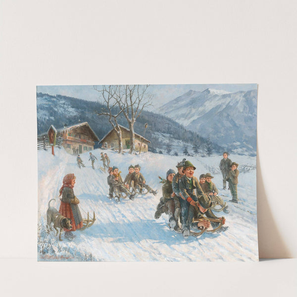 Exciting Toboggan Ride by Theodor Kleehaas