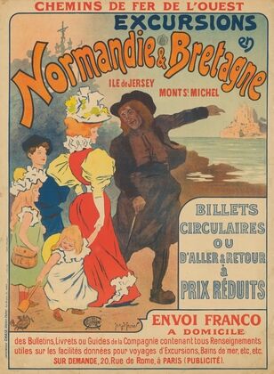 Excursions en Normandie et Bretagne. Ile de Jersey. Mont St. Michel (1896)