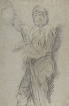 Executioner Holding Up a Severed Head