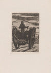 Executioner with sword in his hand on a cart (1856-1897)