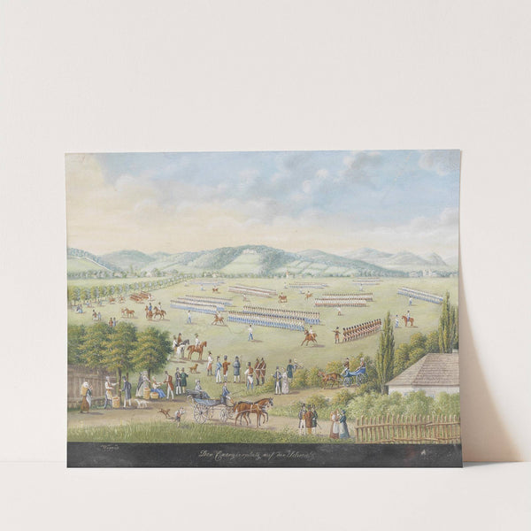 Exerzierplatz auf der Schmelz by Balthasar Wigand