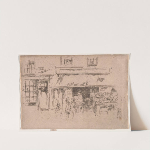 Exeter Street (1887) by James Abbott McNeill Whistler