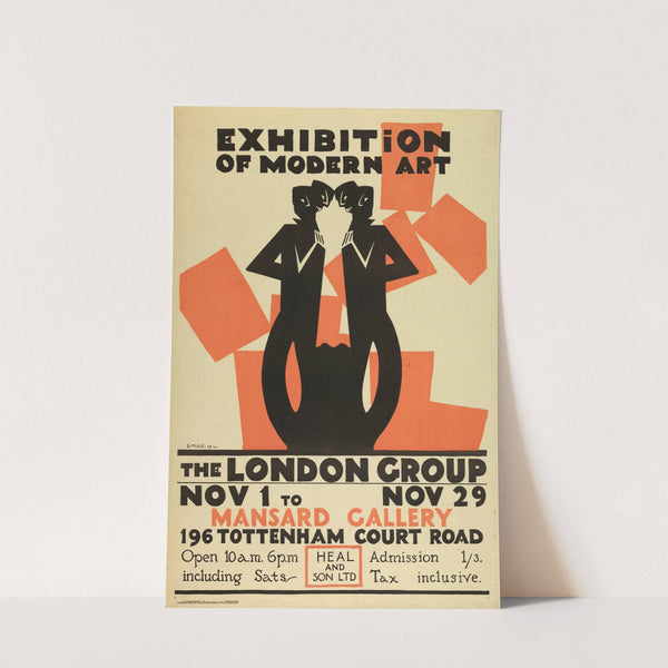 Exhibition of Modern Art-The London Group by Edward McKnight Kauffer