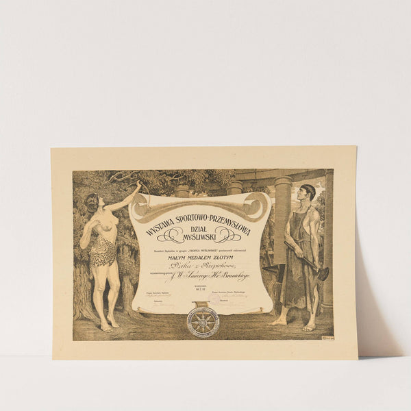 Exhibition of Sport and Industry – Hunting section (1912) by Edward Okuń
