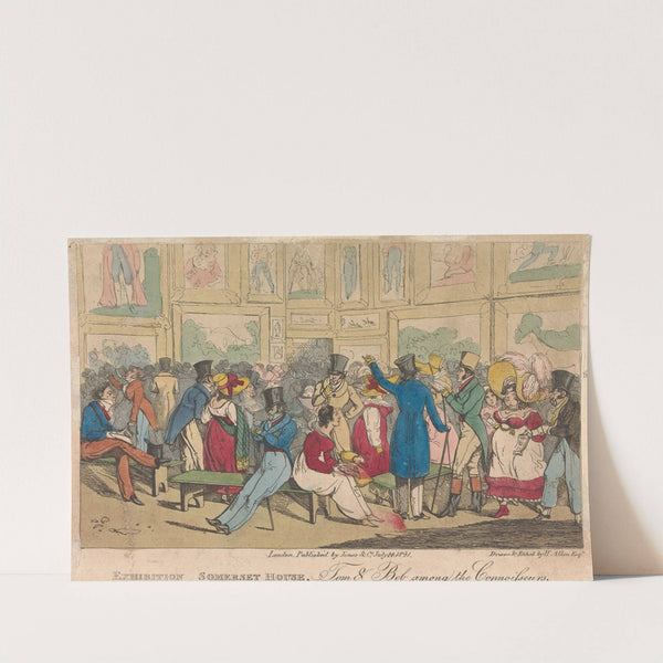 Exhibition Somerset House Tom and Bob (1821) by Henry Thomas Alken