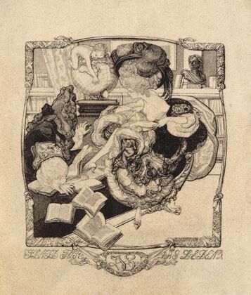 Exlibris Platz für das Leben (1907)