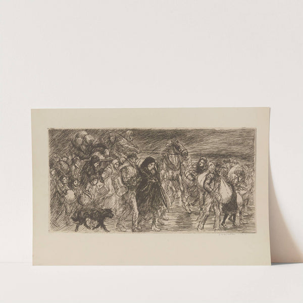 Exode, en longueur (1915) by Théophile Alexandre Steinlen