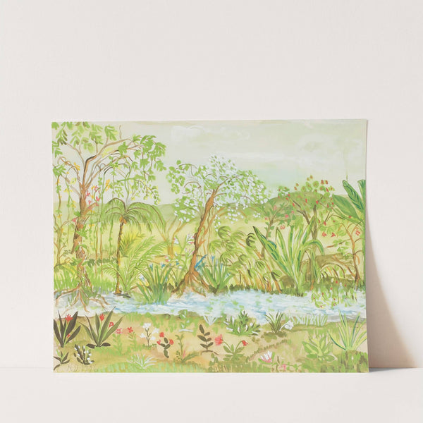 Exotiskt landskap by Nils Dardel