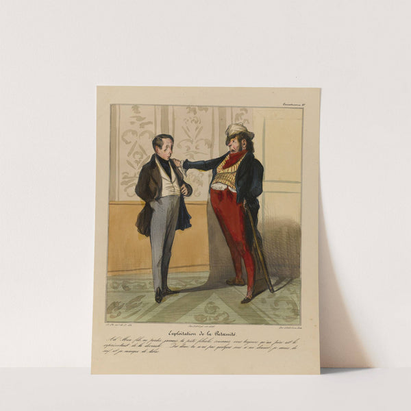 Exploitation de la paternité (1836-1838) by Honoré Daumier