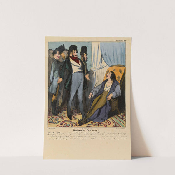 Exploitation de l’amitié, Non renseigné (1836-1838) by Honoré Daumier