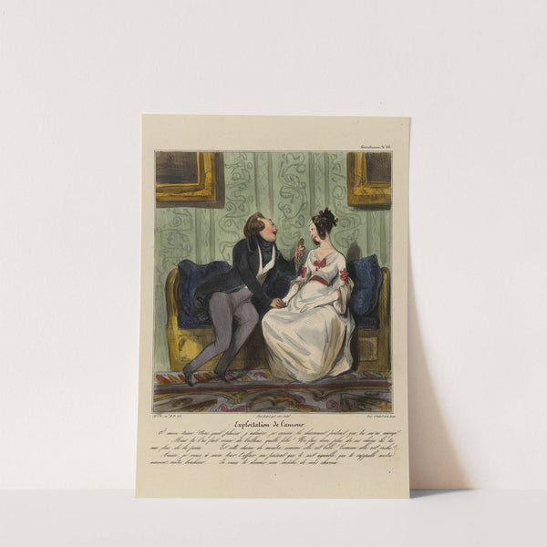 Exploitation de l’amour (1836-1838) by Honoré Daumier