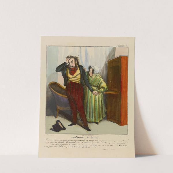 Exploitation du suicide (1836-1838) by Honoré Daumier