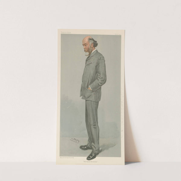 Explorers and Inventors. ‘Birmingham University’. Sir Oliver J. Lodge. 4 February 1904 (1904) by Leslie Matthew Ward