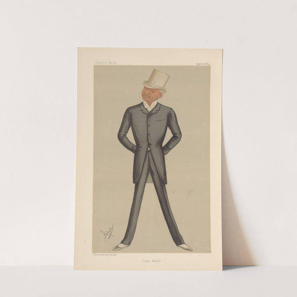 Explorers and Inventors. ‘Little Menlo.’ Colonel George E. Gouraud. 13 April 1889 (1889) by Carlo Pellegrini