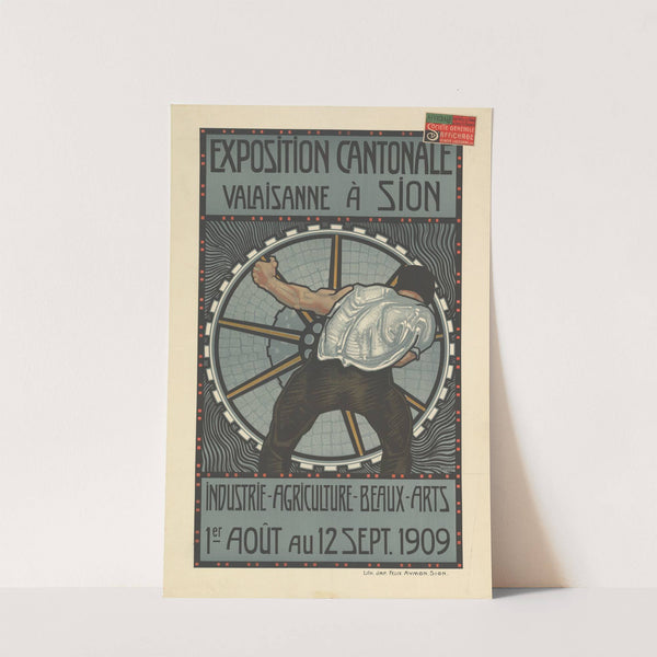 Exposition cantonale Valaisanne à Sion (1909) by Ludwig Werlen