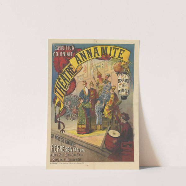 Exposition coloniale. Théatre Annamite, Esplanade des Invalides (1890) by imp. Floucaud