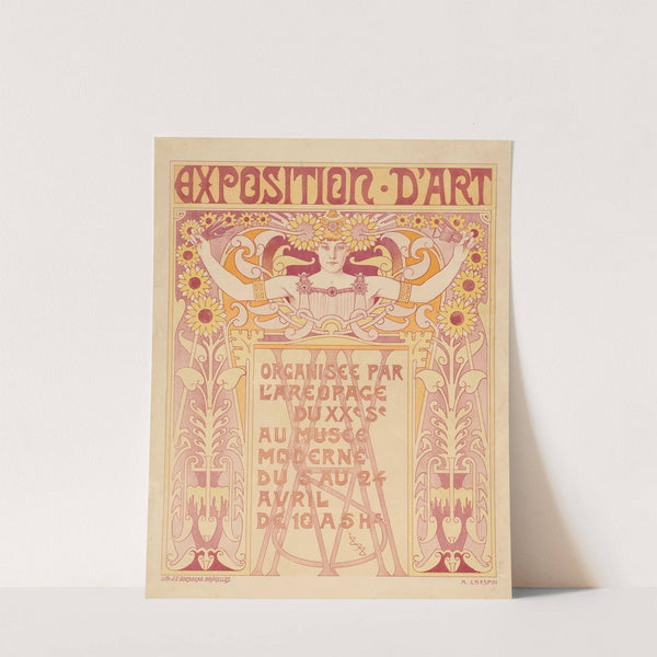 Exposition d’art au Musée Moderne. Organisée Par L’Aeropage (1898) by Adolphe Crespin