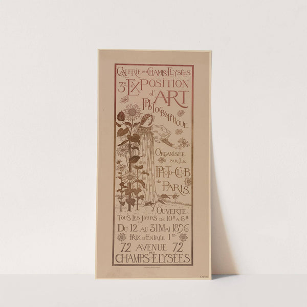 Exposition d’art photographique du Photo-club de Paris, 3e année 1896 (1896) by Edmé Couty