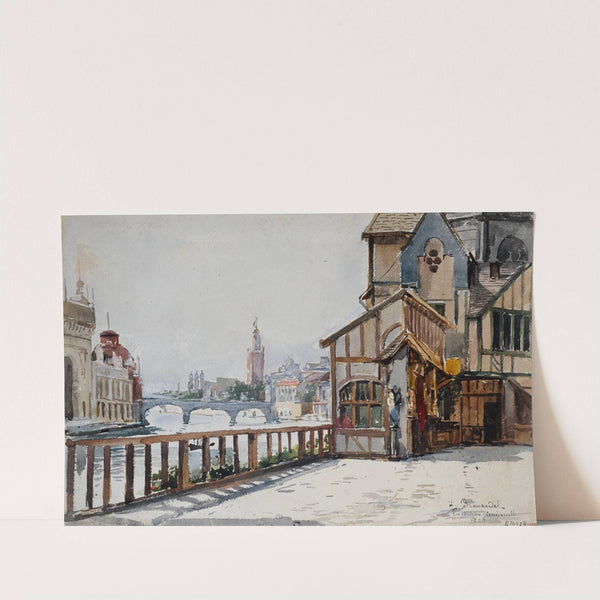 Exposition de 1900, entrée du Vieux Paris by Laure Brouardel