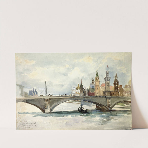 Exposition de 1900, le pont de l'Alma by Laure Brouardel