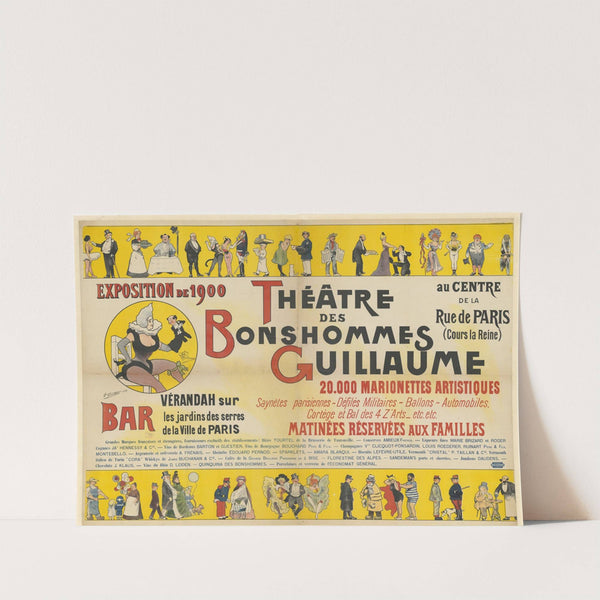 Exposition de 1900. Théâtre des Bonshommes Guillaume 20.000 marionnettes artistiques (1900) by Albert Guillaume