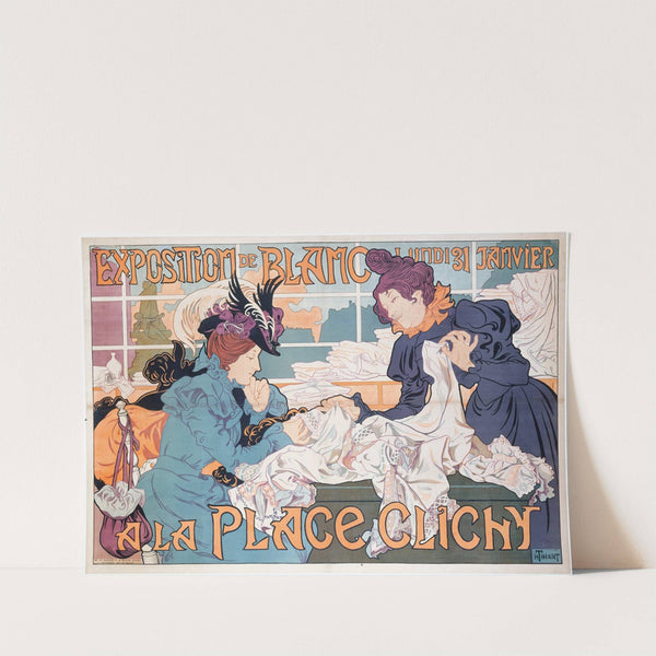 Exposition De Blanc Lundi 31 Janvier A La Place Clichy by Henri Thiriet