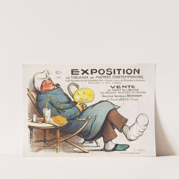 Exposition de tableaux de maîtres contemporains by Francisque Poulbot