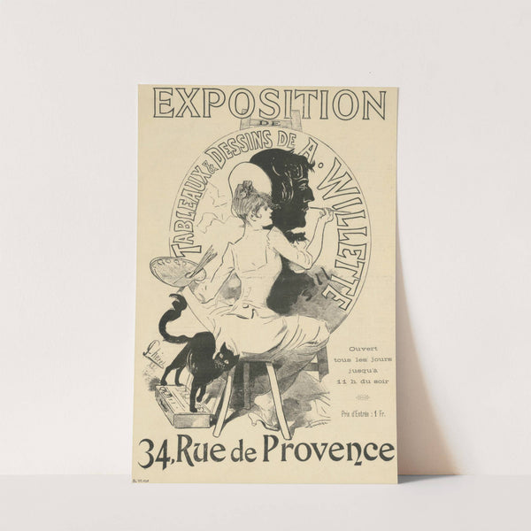 Exposition de Tableaux et Dessins de A. Willette (1888) by Jules Chéret
