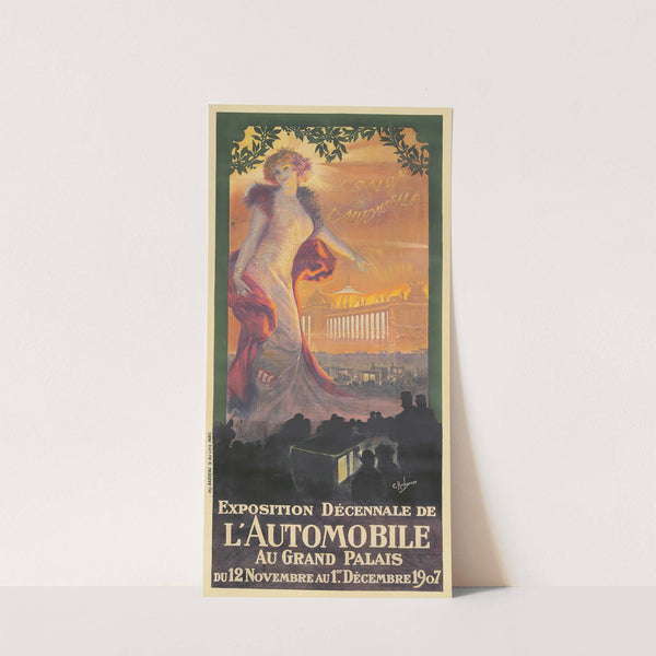 Exposition Décennale de l’Automobile by Georges Antoine Rochegrosse