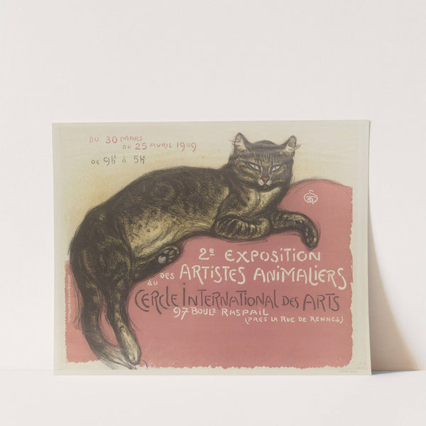 Exposition des artistes animaliers au Cercle International des Arts (1909) by Théophile Alexandre Steinlen