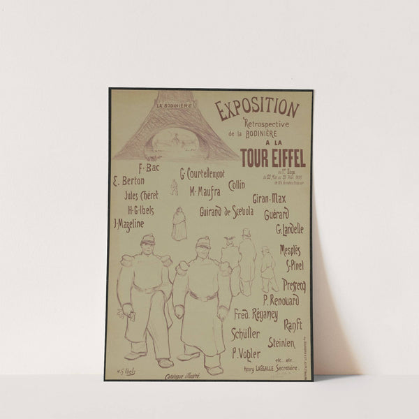 Exposition. Retrospective de la Bodinière (1895) by Henri-Gabriel Ibels