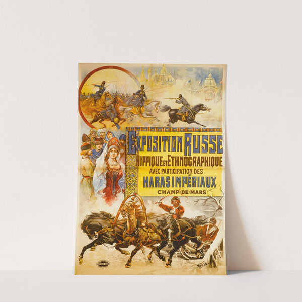 Exposition Russe Hippique Et Ethnographique Avec Participation Des Haras Imperiaux Champ-De-Mars (1895) by Nicolas Tamagno