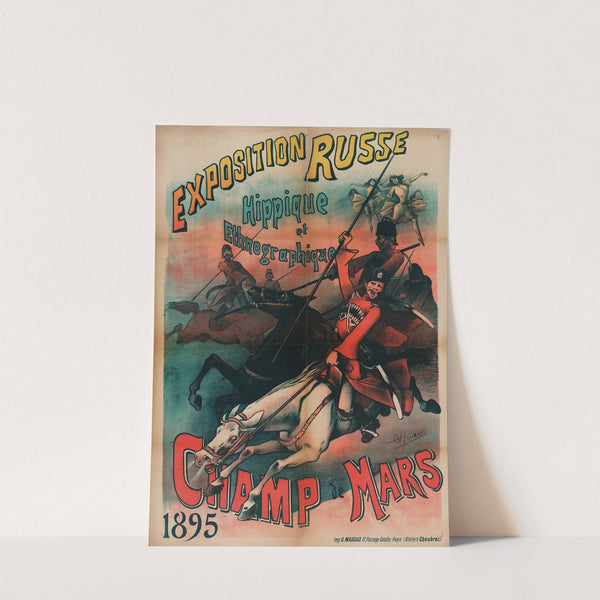 Exposition Russe Hippique Et Ethnographique Champ De Mars 1895 (1895) by Alfred Choubrac