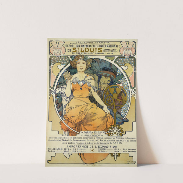 Exposition Universelles Et Internationale De St. Louis (Etats Unis) Du 30 Avril Au 30 Novembre (1903) by Alphonse Mucha