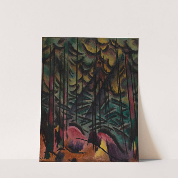 Expressive firs by Johann Walter-Kurau