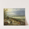 Extensive Landscape With Travellers on a Country Road by Jan Brueghel The Elder