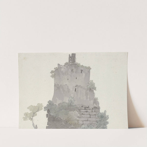 Exterieur van het graf van Ciceron tussen Itri en Gaeta (1778) by Abraham-Louis-Rodolphe Ducros