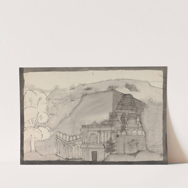 Exterior View of Keylas (Kailasanatha) by Gangaram Chintaman Tambat