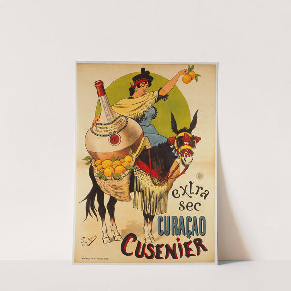 Extra Sec Curacao Cusenier by E. Gros