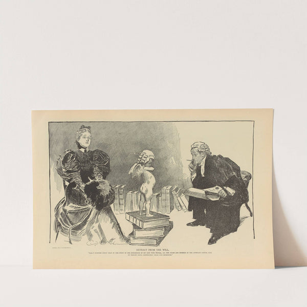 Extract from the will (1893-1900) by Charles Dana Gibson