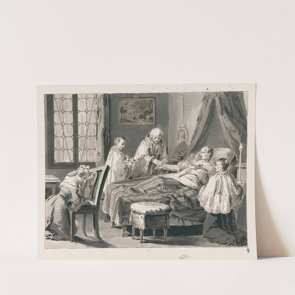 Extreme Unction from The Seven Sacraments by Pietro Antonio Novelli