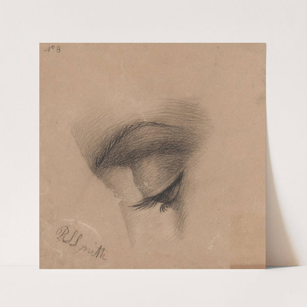 Eye study, no. 8 (1840) by Richard Sanger Smith