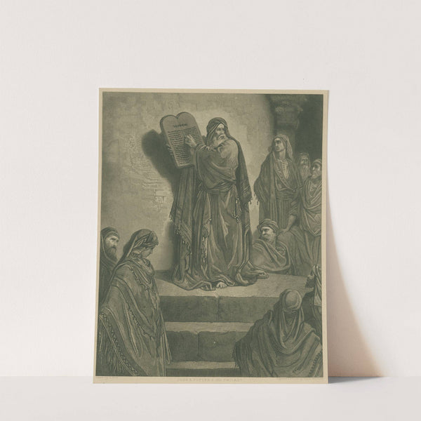 Ezra, the priest, reading the Law (1866) by Gustave Doré