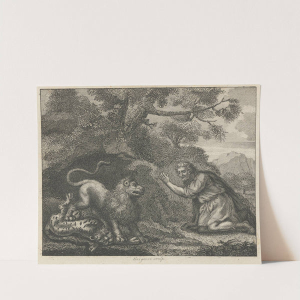 Fable I. The Lion, the Tiger, and the Traveller by John Wootton