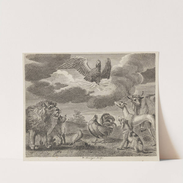 Fable IV. The Eagle and the Assembly of Animals by John Wootton