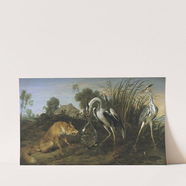 Fable of the Fox and the Heron by Frans Snyders